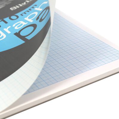 Silvine A4 Graph Paper: 1-5-10mm image number 2