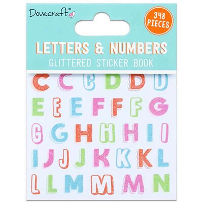 Letters & Numbers: Glittered Sticker Book image number 1