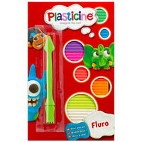 Plasticine Fluro: Assorted