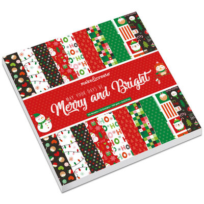 May Your Days Be Merry & Bright Design Pad: 6 x 6 Inches image number 1