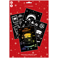 Festive Scratch Art