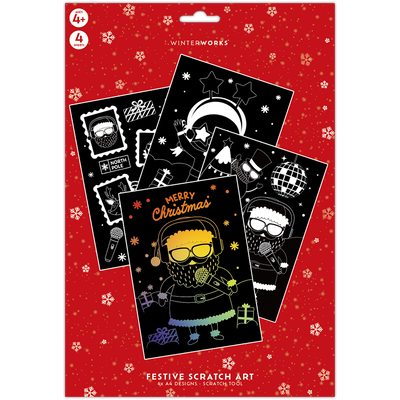 Festive Scratch Art image number 1