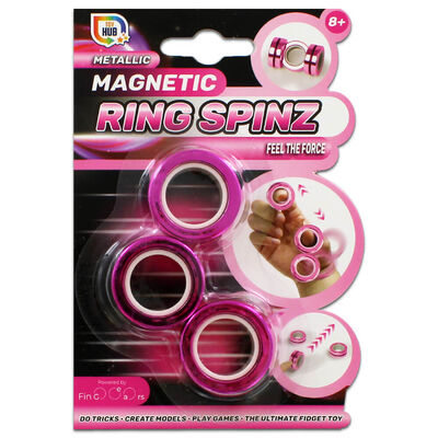 Metallic Magnetic Ring Spinz: Assorted image number 1