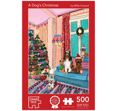 A Dog&rsquo;s Christmas 500 Piece Jigsaw Puzzle image number 1