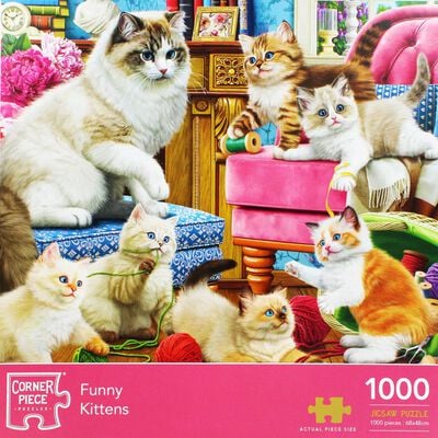 Funny Kittens 1000 Piece Jigsaw Puzzle image number 1