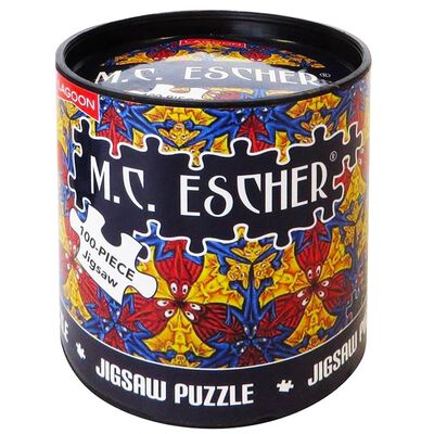 M.C. Escher 100 Piece Jigsaw Puzzle: Assorted image number 1