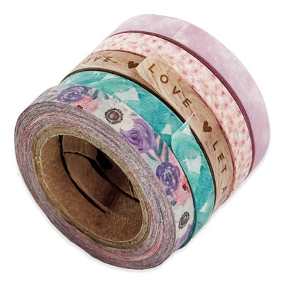Pastel Washi Tape: Pack of 5 image number 2