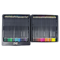 Crawford & Black Colouring Pencils & Sharpener: Pack of 36