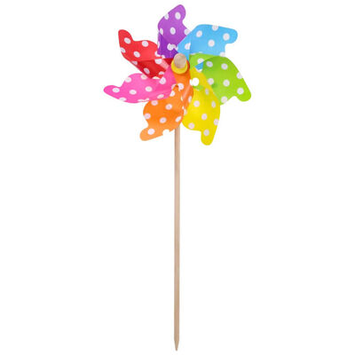 PlayWorks Rainbow Wooden Windmill: Assorted image number 1