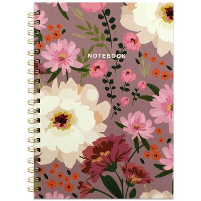 B5 Vintage Floral Notebook image number 1