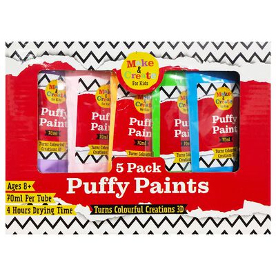 Puffy Paints: Pack of 5 image number 1