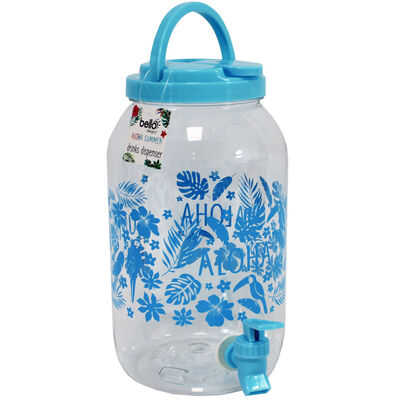 Blue Topical Plastic Drinks Dispenser image number 1
