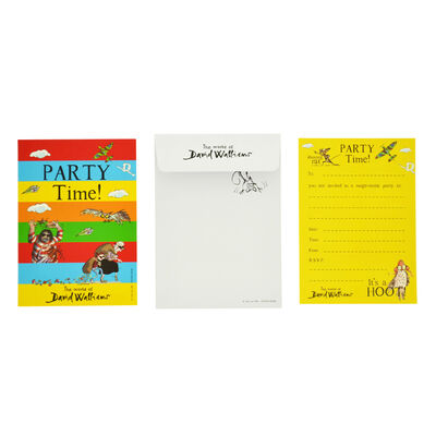 The World of David Walliams Party Invites with Envelopes: Pack of 8 image number 2