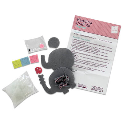 Sew Your Own Hanging Craft Kit: Elephant image number 2