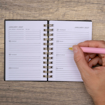 Bow A7 Week to View Pocket Diary 2027 image number 2
