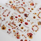 Autumnal Wildflower Clear Stickers: Pack of 100 image number 3