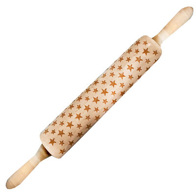 Wooden Rolling Pin: Star image number 1
