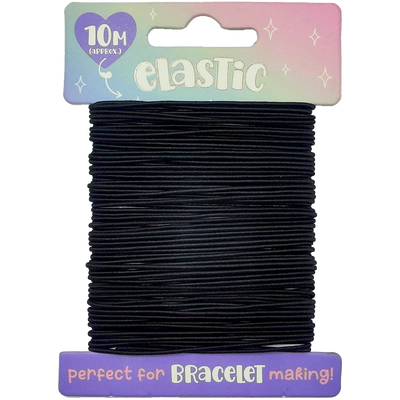 Black Bracelet Elastic: 10cm image number 1