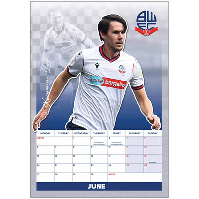 A3 Official Bolton Wanderers 2022 Calendar image number 2