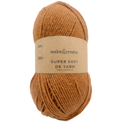 Super Soft DK Yarn: Hazelnut 100g image number 1