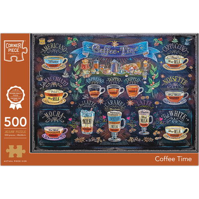 Coffee Time 500 Piece Jigsaw Puzzle image number 1