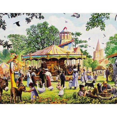 Village Fayre 1000 Piece Jigsaw Puzzle image number 2