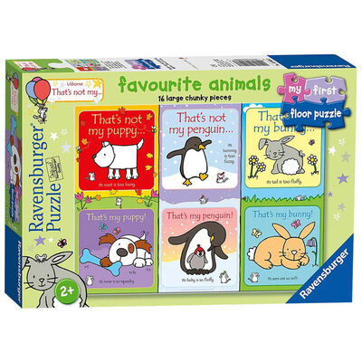 Favourite Animals 16 Piece Floor Jigsaw Puzzle image number 1