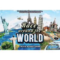 Race Around the World: Trivia Board Game