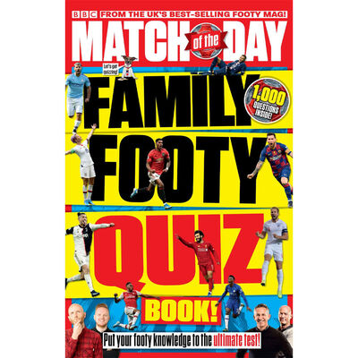 Match of the Day Family Footy Quiz Book image number 1