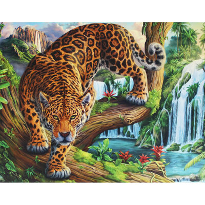 Prowling Leopard 500 Piece Jigsaw Puzzle image number 2