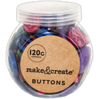 Assorted Jar of Bright Buttons image number 1
