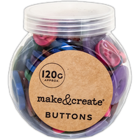 Assorted Jar of Bright Buttons