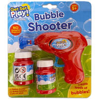 PlayWorks Bubble Gun With Solution: Assorted