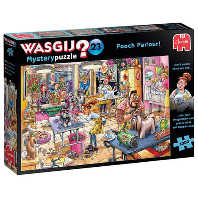 Wasgij Mystery 23 Pooch Parlour 1000 Piece Jigsaw Puzzle image number 1