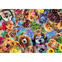 Cheeky Paws & Playful Claws 500 Piece Jigsaw Puzzle