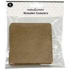Wooden Coasters: Pack of 6 image number 1