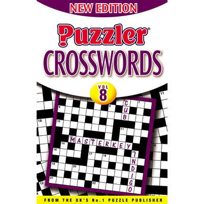 Puzzler Crossword Book: Volume 8 By Puzzler Media | The Works