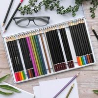 40 Assorted Artist Pencils: Monet, The Artist’s Garden at Giverny