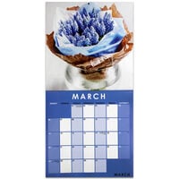 Beautiful Blooms 2022 Square Calendar and Diary Set