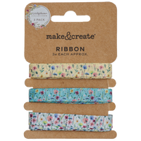 Wildflower Collection Ribbon 2m: Pack of 3