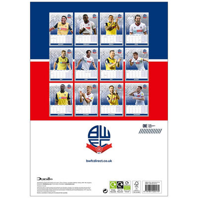 A3 Official Bolton Wanderers 2022 Calendar image number 3