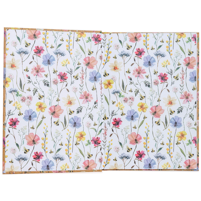 A5 Casebound Kraft Wildflower Notebook image number 2