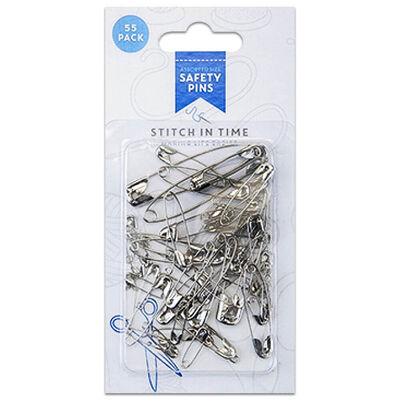 Safety Pins: Pack of 55 image number 1