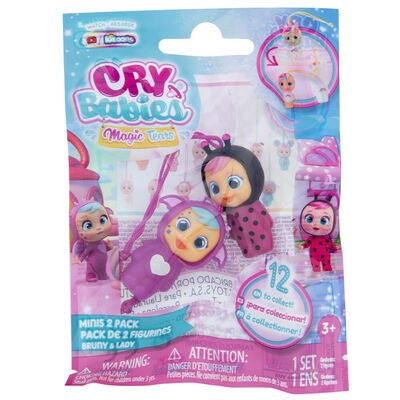 Cry Babies Magic Tears Minis: Bruny and Lady image number 1