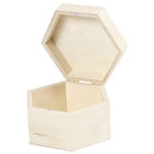 Wooden Hexagonal Box image number 1