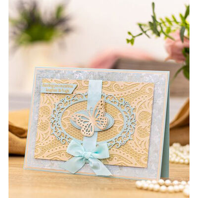 CC Vintage Lace Metal Die - Kaleidoscope of Butterflies image number 4