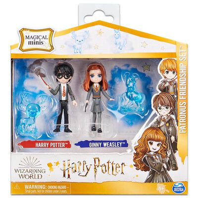 Harry Potter Magical Minis Patronus Friendship Set: Harry Potter and Ginny Weasley image number 1