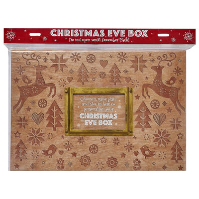 Festive Wooden Christmas Eve Box image number 2