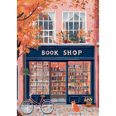 The Book Shop 500 Piece Jigsaw Puzzle image number 2