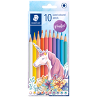 Staedtler Colouring Pencils 10 Pack Pastel Colours image number 1